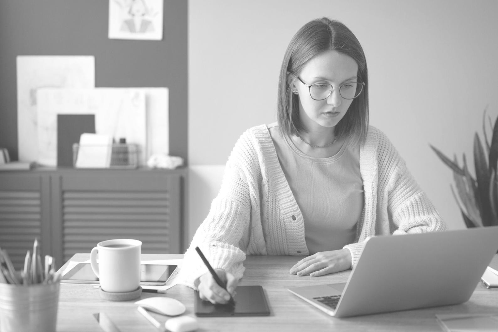Instructor explaining financial concepts using spreadsheet projections